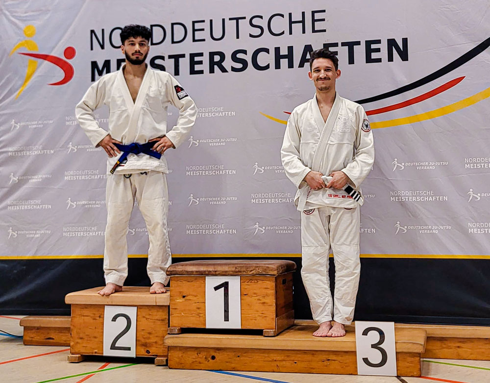 Siegerehrung Brazilian Jiu-Jitsu auf der Norddeutschen Meisterschaft.